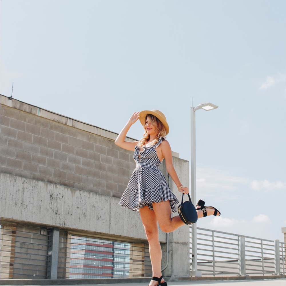 Gingham Romper - image 3